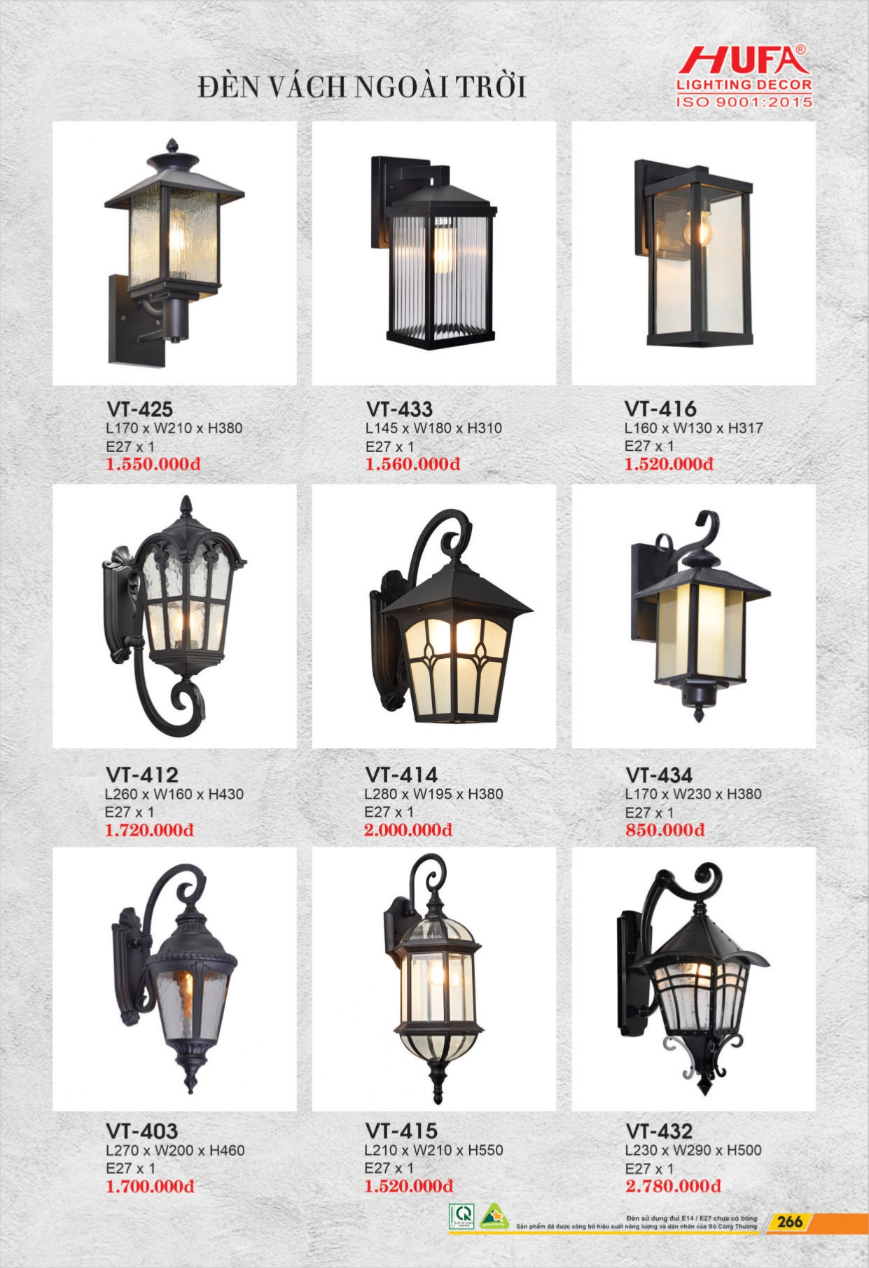 Bảng giá đèn LED HUFA 2026